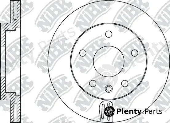 NiBK RN43008 — Brake Disc