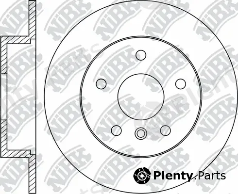 NiBK RN2058 — Brake Disc