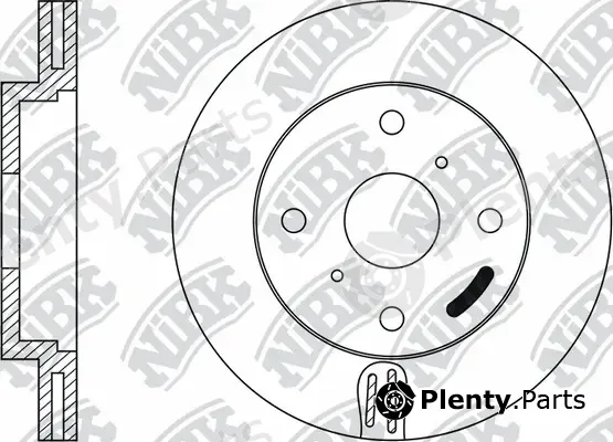 NiBK RN1323 — Brake Disc