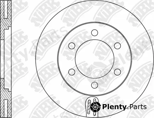 NiBK RN1613 — Brake Disc