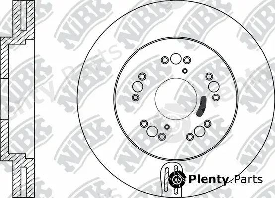NiBK RN1150 — Brake Disc