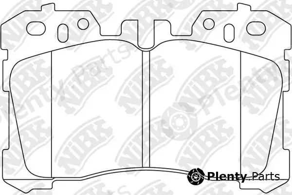 NiBK PN1833 — Brake Pad Set, disc brake