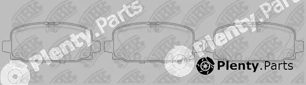 NiBK PN0870 — Brake Pad Set, disc brake