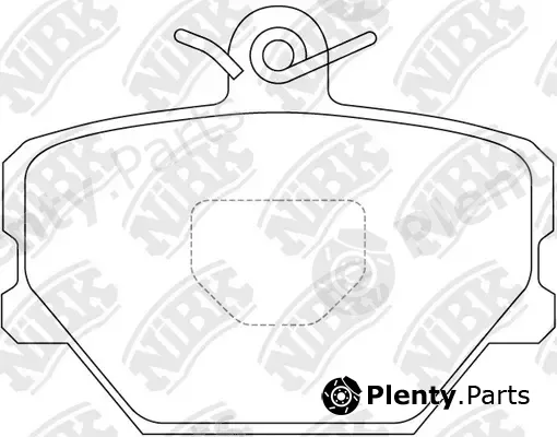 NiBK PN0139 — Brake Pad Set, disc brake