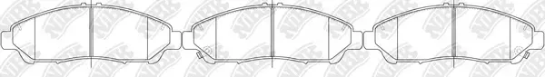 NiBK PN28001 — Brake Pad Set, disc brake