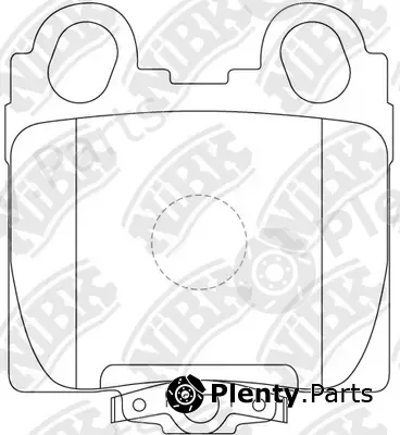 NiBK PN1421 — Brake Pad Set, disc brake