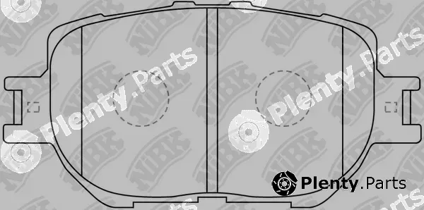 NiBK PN1550 — Brake Pad Set, disc brake