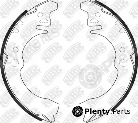 NiBK FN0034 — Brake Shoe Set
