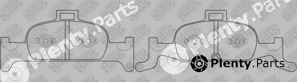 NiBK PN0728 — Brake Pad Set, disc brake