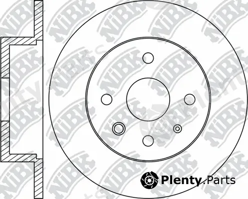 NiBK RN1325 — Brake Disc