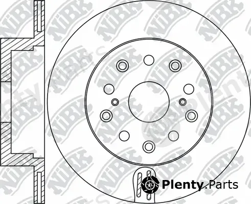 NiBK RN2055 — Brake Disc