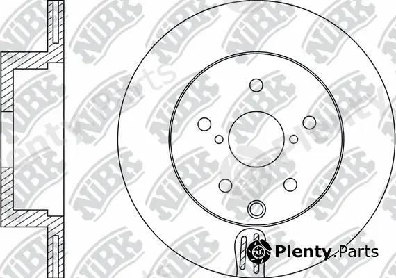 NiBK RN21002 — Brake Disc