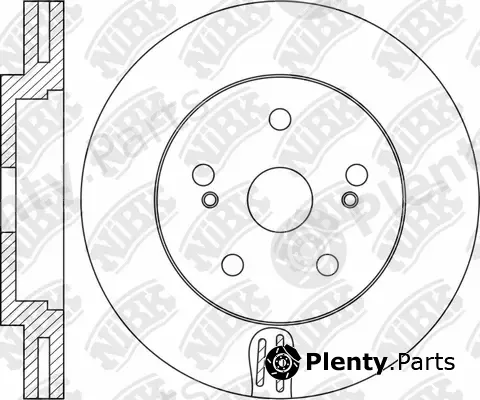 NiBK RN1669 — Brake Disc