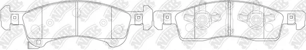NiBK PN0416 — Brake Pad Set, disc brake