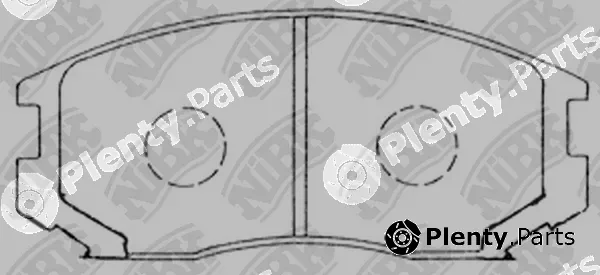 NiBK PN3285 — Brake Pad Set, disc brake