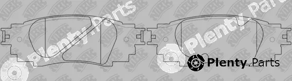 NiBK PN1854 — Brake Pad Set, disc brake