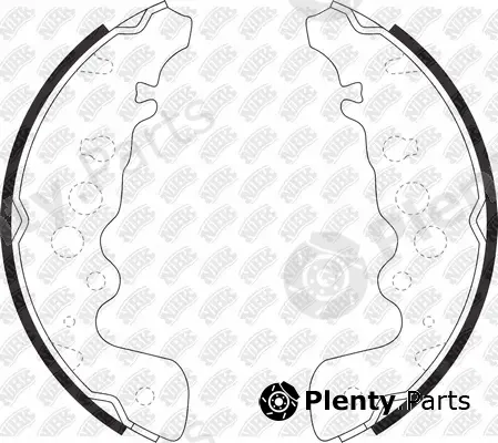 NiBK FN9958 — Brake Shoe Set