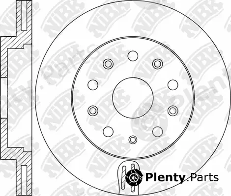 NiBK RN1377 — Brake Disc
