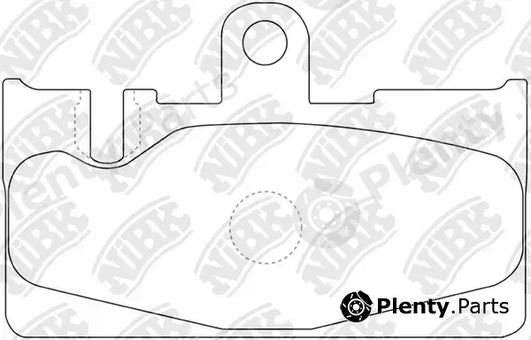 NiBK PN1456 — Brake Pad Set, disc brake