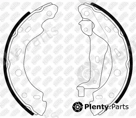 NiBK FN31001 — Brake Shoe Set