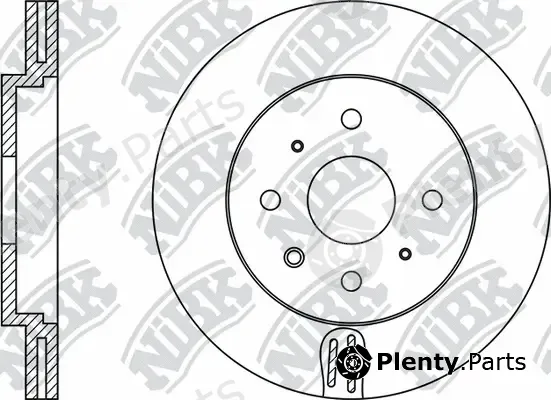 NiBK RN1214 — Brake Disc