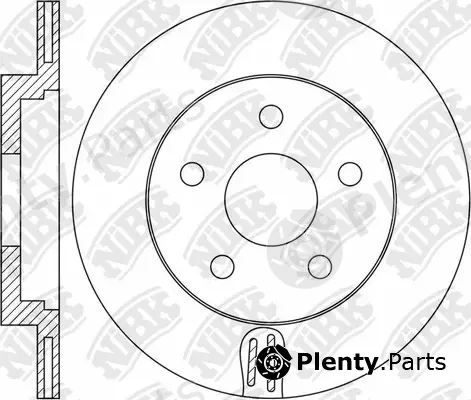 NiBK RN1632 — Brake Disc