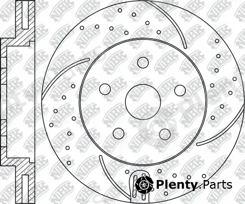 NiBK RN1579DSET — High Performance Brake Disc