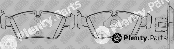 NiBK PN0010 — Brake Pad Set, disc brake