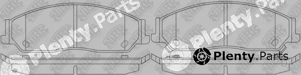 NiBK PN0828 — Brake Pad Set, disc brake