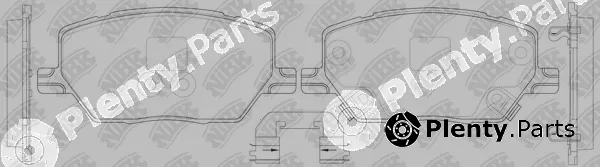 NiBK PN0714 — Brake Pad Set, disc brake