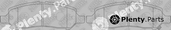 NiBK PN0851 — Brake Pad Set, disc brake