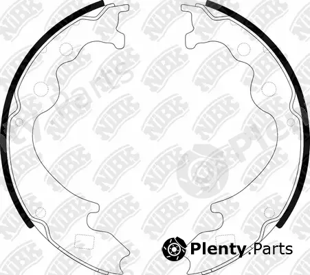 NiBK FN3348 — Brake Shoe Set