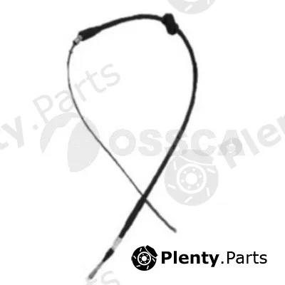 Ossca 01848 — Cable Pull, parking brake