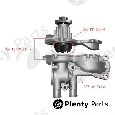 Ossca 00994 — Water Pump, engine cooling