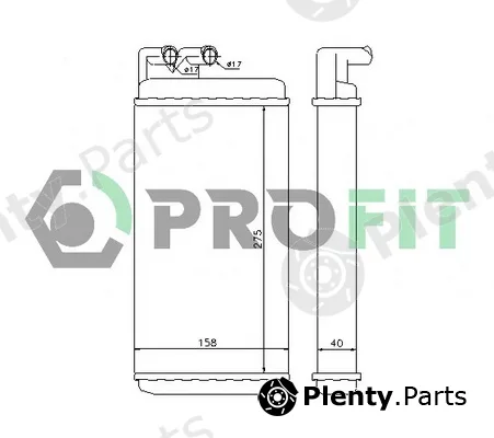 Profit PR0012N1 — Heat Exchanger, interior heating