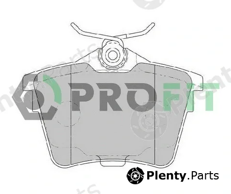 Profit 5000-1727 — Brake Pad Set, disc brake