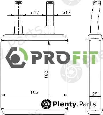 Profit 1760-0143 — Heat Exchanger, interior heating