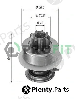 Profit 1910-8014 — Freewheel Gear, starter