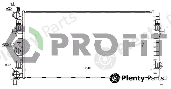 Profit PR9504A5 — Radiator, engine cooling