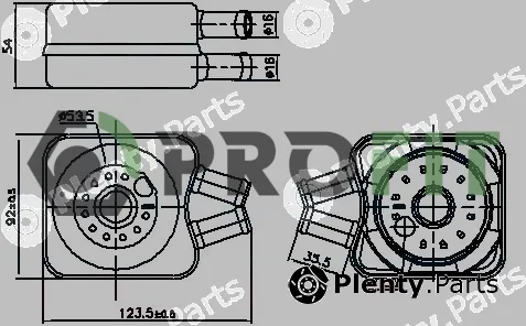 Profit 1745-0062 — Oil Cooler, engine oil