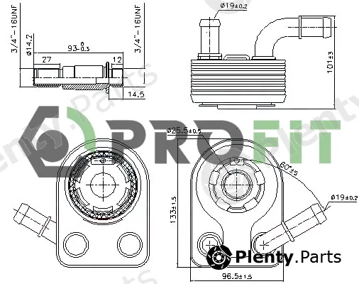 Profit 1745-0056 — Oil Cooler, engine oil