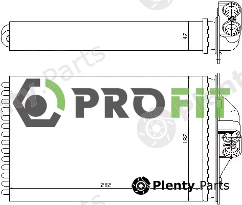 Profit 1760-0825 — Heat Exchanger, interior heating