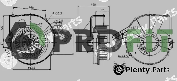 Profit 1860-0006 — Interior Blower