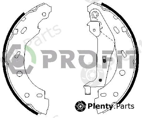 Profit 5001-0614 — Brake Shoe Set