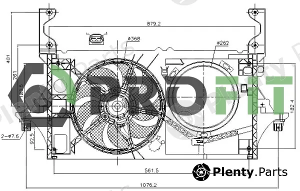 Profit 1850-0025 — Fan, engine cooling