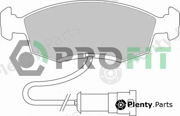 Profit 5000-0276 — Brake Pad Set, disc brake