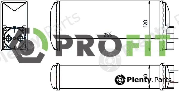 Profit 1760-0015 — Heat Exchanger, interior heating