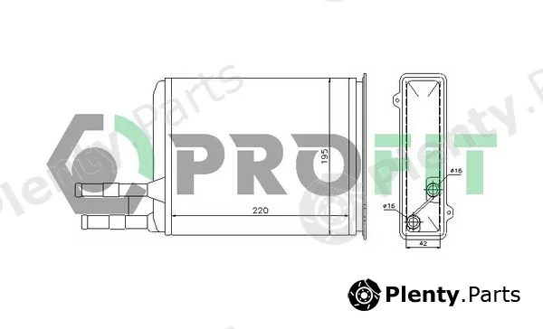 Profit PR0546N1 — Heat Exchanger, interior heating