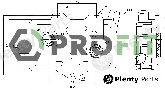 Profit 1745-0059 — Oil Cooler, engine oil