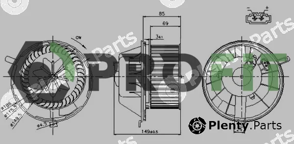 Profit 1860-0003 — Interior Blower